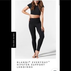 BLANQI EVERYDAY HIPSTER SUPPORT LEGGINGS- Black